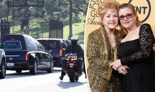 CARRIE FISHER And Debbie Reynolds Were Laid to Rest Together At Forest Lawn Cemetery In Los Angeles Earlier