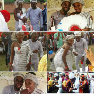 Photo from Yvonne Jegede and Olakunle Fawole's traditional marriage