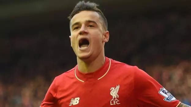 Philippe Coutinho Of Barcelona signs new five-year deal with Premier League club Liverpool