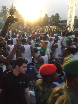 Lagos City Marathon - See Crowd Participating!